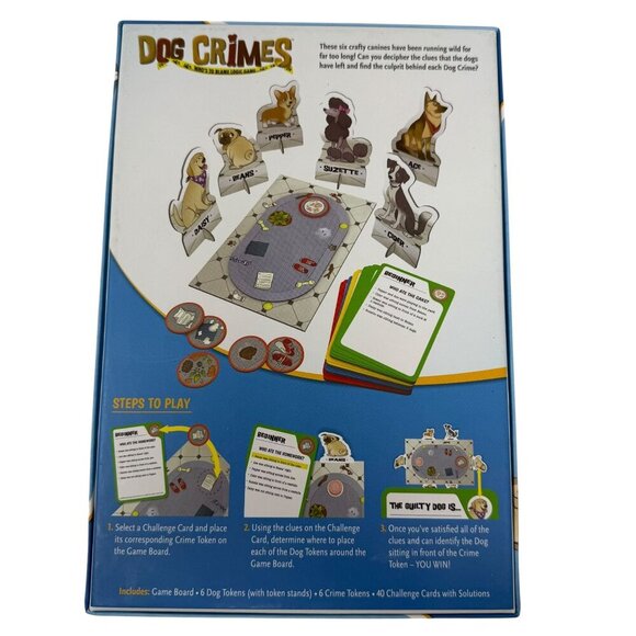 ThinkFun Dog Crimes Logic Game Critical Thinking Brain Challenge Cognitive skill - Picture 3 of 9